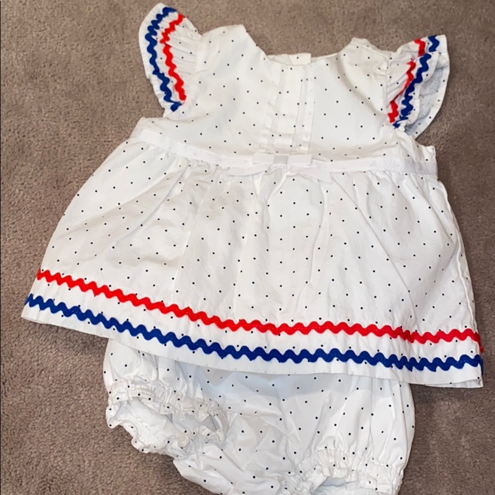 Janie and Jack 2 piece set 3-6 months